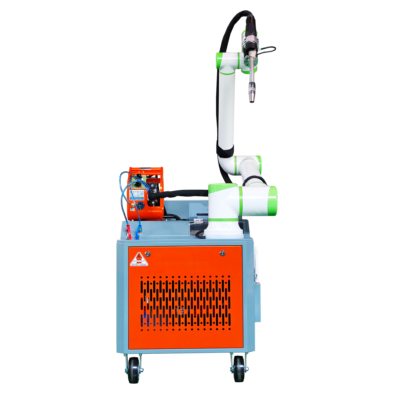 1300/1500/1800 Cobot, 6 axis, 360° flexible rotation，MIG pulse welding source, laser  source