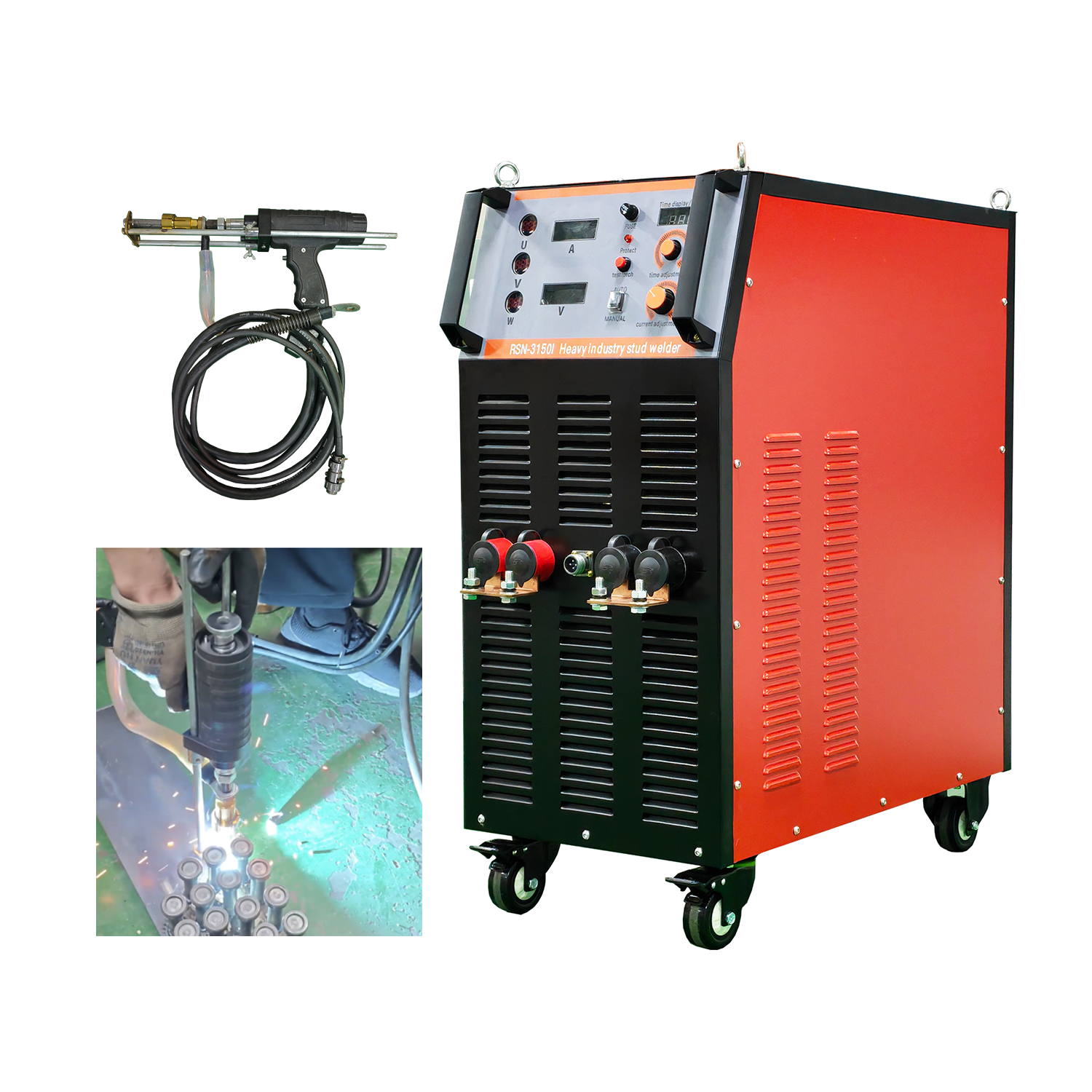 RSN-3150I 380V Drawn arc stud welding Steel structure welding M12~M32