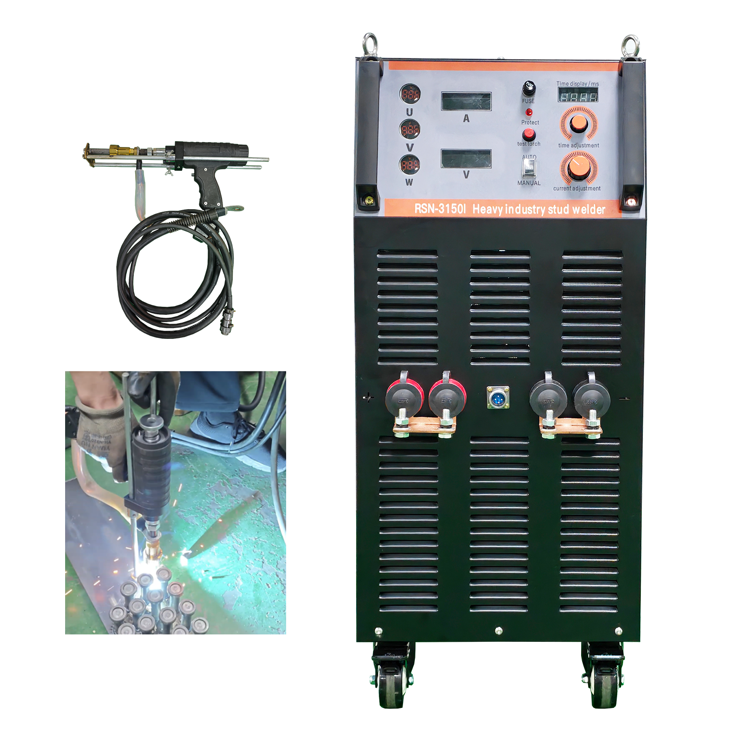 RSN-3150I 380V Drawn arc stud welding Steel structure welding M12~M32